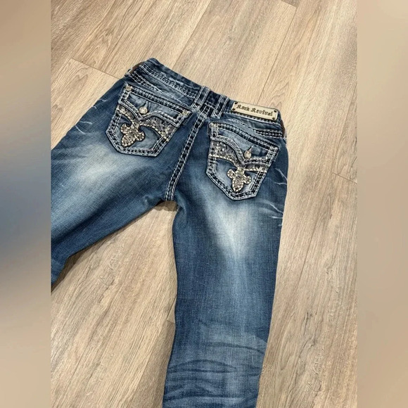 Rock Revival Berry Straight Stretch Jean size 28 by 31 inseam - Picture 8 of 13